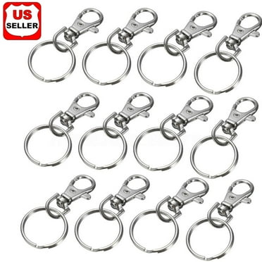 Silver Lobster Clasps Swivel Trigger Clips Snap Hooks Bag Key Ring DIY Acces Silver Lobster Clasps Swivel Trigger Clips Snap Hooks Bag Key Ring DIY Acces